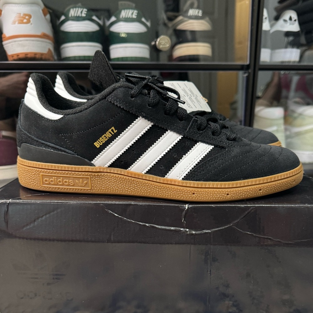 New Adidas Busenitz Pro Low Mens Shoes Black Gum sole Style G48060